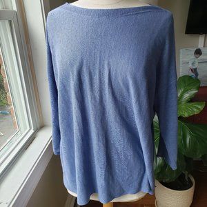J.Jill Large petite Periwinkle Sweater